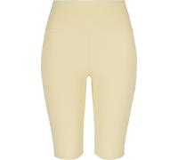 Urban Classics Pantaloncini da ciclista da donna in tessuto organico elasticizzato Jersey Softyellow XS Giallo