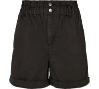 Urban Classics Pantaloncini da donna con sacchetto di carta nero 28 Nero