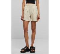 Urban Classics Pantaloncini da donna in misto lino 5XL Beige