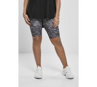 Urban Classics Cycling High Waist Camo Tech Shorts Nero M Donna