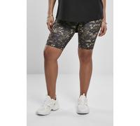 Urban Classics Pantaloncini da donna Pantaloncini da donna a vita alta Camo Tech Cycle Shorts Wood Digital Camouflage M Camouflage