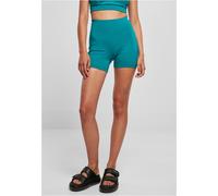 Urban Classics Pantaloncini da donna Pantaloncini da donna riciclati a vita alta Cycle Hot Pants 5XL Blu
