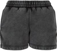 Urban Classics Stone Washed Shorts Nero 4XL Donna