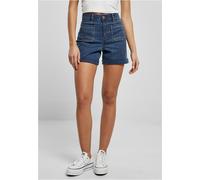 Urban Classics Pantaloncini in denim da donna Pantaloncini in denim vintage da donna 33 Blu