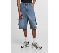 Urban Classics Relaxed Cargo Denim Shorts Blu 34 Uomo