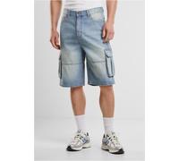 Urban Classics Pantaloncini in denim Pantaloncini cargo in denim rilassato TB7367 36 Blu