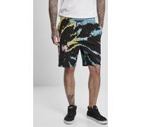Urban Classics Pantaloncini Tie Dye Sweat Shorts Nero M Nero