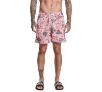 Urban Classics Pattern Swimming Shorts Rosa 3XL Uomo