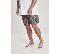 Urban Classics Costume da bagno uomo Basic, boxer surf ad asciugatura rapida, blk/tropical L