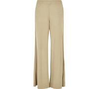 Urban Classics Pantaloni a gamba larga in modal da donna Khaki S Cachi