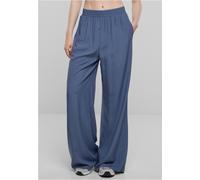 Urban Classics Pantaloni a gamba larga in viscosa da donna XL Blu