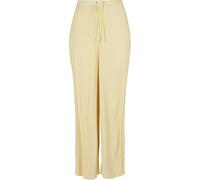 Urban Classics Pantaloni a pieghe da donna Softyellow L Giallo