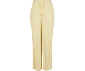 Urban Classics Pantaloni a pieghe da donna Softyellow S Giallo