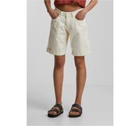 Urban Classics Pantaloni bermuda da donna in cotone organicoon TB6210 29 Bianco