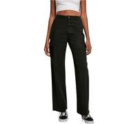Urban Classics High Waist Straight Cargo Pants Pantaloni, Black, 30 Donna