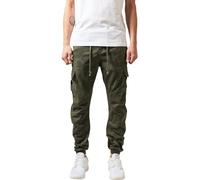 Urban Classics Pantaloni cargo cachi / oliva / verde scuro, Taglia 56