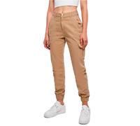 Urban Classics Pantaloni da donna Pantaloni Cargo a vita alta Unionbeige 34 Beige