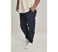 Urban Classics Pantaloni Cargo Uomo in Stile Militare, Pantaloni Slim Fit, Polsini alle Caviglie, Colore: Blu Navy, Taglia: S