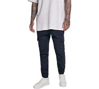 Urban Classics Pantaloni Cargo Uomo in Stile Militare, Pantaloni Slim Fit, Polsini alle Caviglie, Colore: Blu Navy, Taglia: M