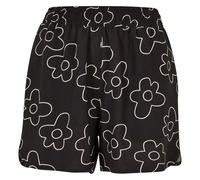 Urban Classics Aop Viscose Resort Shorts Nero XS Donna