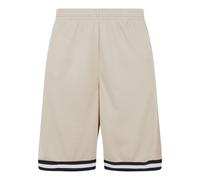 Urban Classics Stripes Mesh Shorts Pantaloncini, Softseagrass/Black/White, XL Uomo