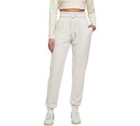 Urban Classics Pantaloni da Donna a Vita Alta mélange, Grigio Chiaro, XXL