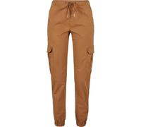 Urban Classics High Waist Cargo Jogging Pants Pantaloni, Toffee, XXL Donna