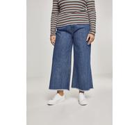 Urban Classics Pantaloni da donna Culotte in denim blu oceano M Blu
