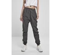 Urban Classics Pantaloni da donna Donna Piped Track Pants Darkshadow/Electriclime XL Grigio