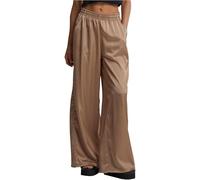 Urban Classics Pantaloni da Donna in Raso, Tortora Morbida, XL