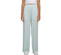 Urban Classics Pantaloni da Donna, Oceanbluecheck, S
