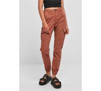Urban Classics High Waist Cargo Pants Arancione 31 Donna