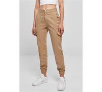 Pantaloni cargo a vita alta da donna Urban Classics Beige 29