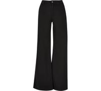 Urban Classics Wide Leg High Waist Chino Pants Nero 32 Donna