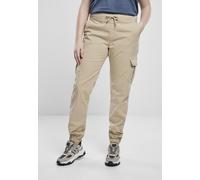 Urban Classics Pantaloni da donna Pantaloni da jogging a vita alta Concreta 4XL Beige