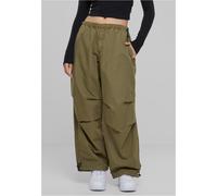 Urban Classics Pantaloni da donna Pantaloni da paracadute da donna Cotton L Verde