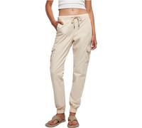 Urban Classics Pantaloni Cargo High Waist da donna, Sabbia, S
