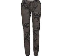 Urban Classics Pantaloni da Jogging da Donna Sportivi, Multicolore (Dark Camo 00784), S