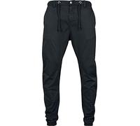 Urban Classics Pantaloni da jogging elasticizzati, Pantaloni Sportivi, Uomo, Nero (Black 7), S