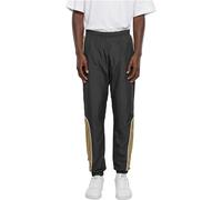 Urban Classics Pantaloni da Uomo Piped Track Pants Black 3XL, Nero, XXXL