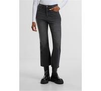Urban Classics Pantaloni di jeans svasati da donna TB7103 28 Nero