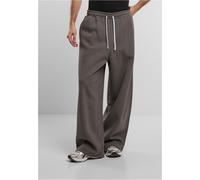 Urban Classics Pantaloni Fluffy a gamba larga TrackTB8031 XL Grigio