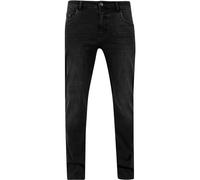 Urban Classics Pantaloni in Denim Elasticizzati Jeans, Nero Washed, 30 Uomo