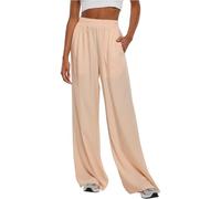 Urban Classics Pantaloni in Viscosa da Donna, Albicocca Morbida, M