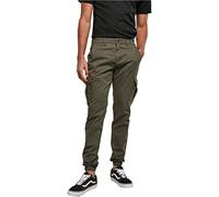 URBAN CLASSICS Pantaloni Quadrettati Uomo, Pantaloni Cargo con Polsini alle Caviglie, Grandi Tasche Laterali, Diversi Colori e Taglie S - 5XL