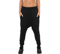 Urban Classics Pantaloni Sarouel da Donna in Pile Leggero Sportivi, Nero (Nero 7), S