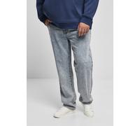 Urban Classics Pantaloni Sciolti Fit Jeans Light Skyblue Acid Washed W31-L34 Blu