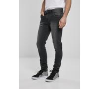 Urban Classics Denim Slim Fit Zip Jeans Nero 30 / 32 Uomo