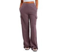Urban Classics Donna Donna Baggy Luce Terry Pantaloni felpati TB6857 L Viola