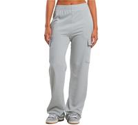 Urban Classics Donna Donna Baggy Luce Terry Pantaloni felpati TB6857 M Grigio